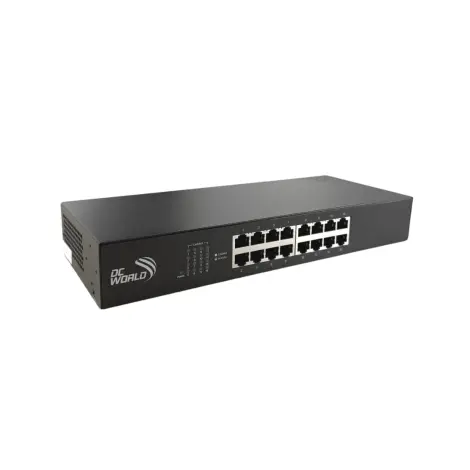 Switch DC-10005 16 Portas 10/100/1000Mbps - DC World