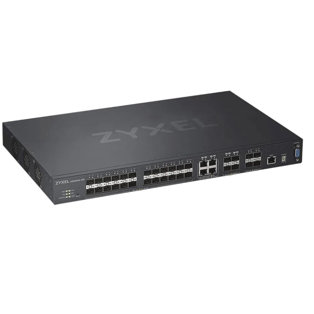 Switch Gerenciável - XGS4600 -32F - L3 c/24P GIGA + 4 SFP + 10GB - Zyxel 
