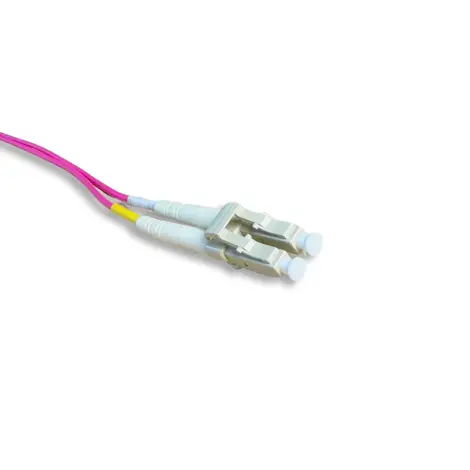 Cordão Óptico MM R&M OM4 Duplex - LC/UPC - 3m - Violeta