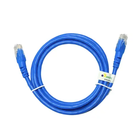 Patch Cord - Slim - UTP - CMX - Cat.6 - Fconn - 1m - Azul