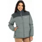 Parka feminino forrado e acolchoado