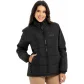 Parka feminino forrado e acolchoado