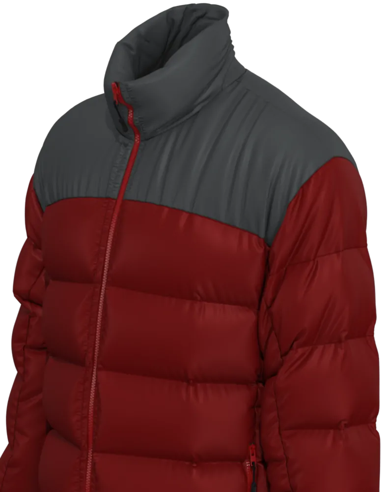 Parka masculino forrado e acolchoado