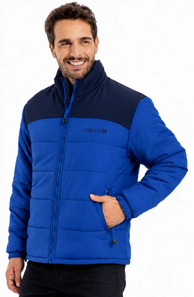 Parka masculino forrado e acolchoado