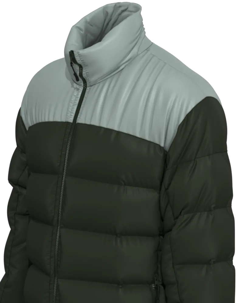 Parka masculino forrado e acolchoado