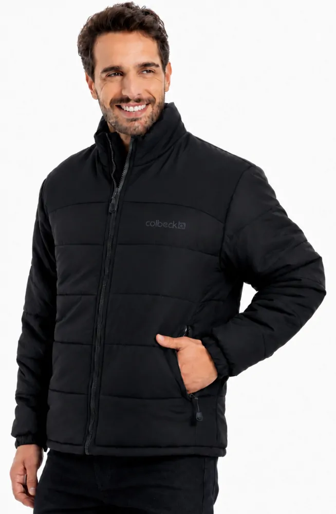 Parka masculino forrado e acolchoado