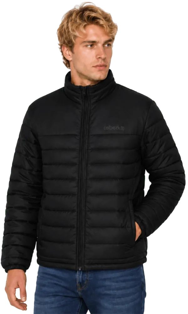 Parka masculino forrado e acolchoado