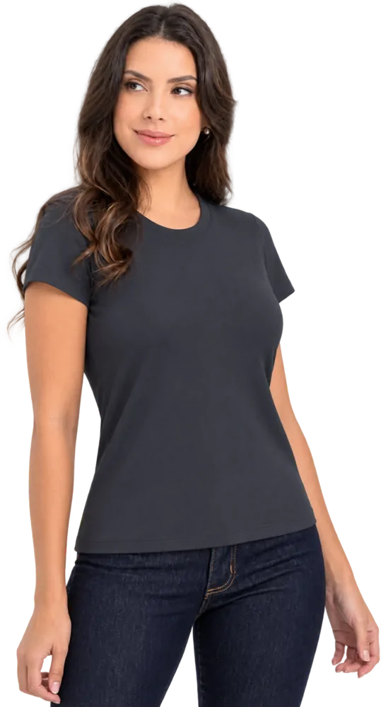 Camiseta feminina manga curta