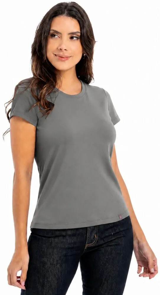 Camiseta feminina manga curta