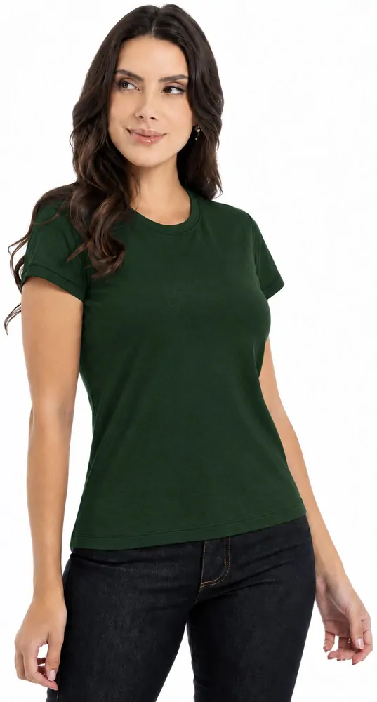 Camiseta feminina manga curta