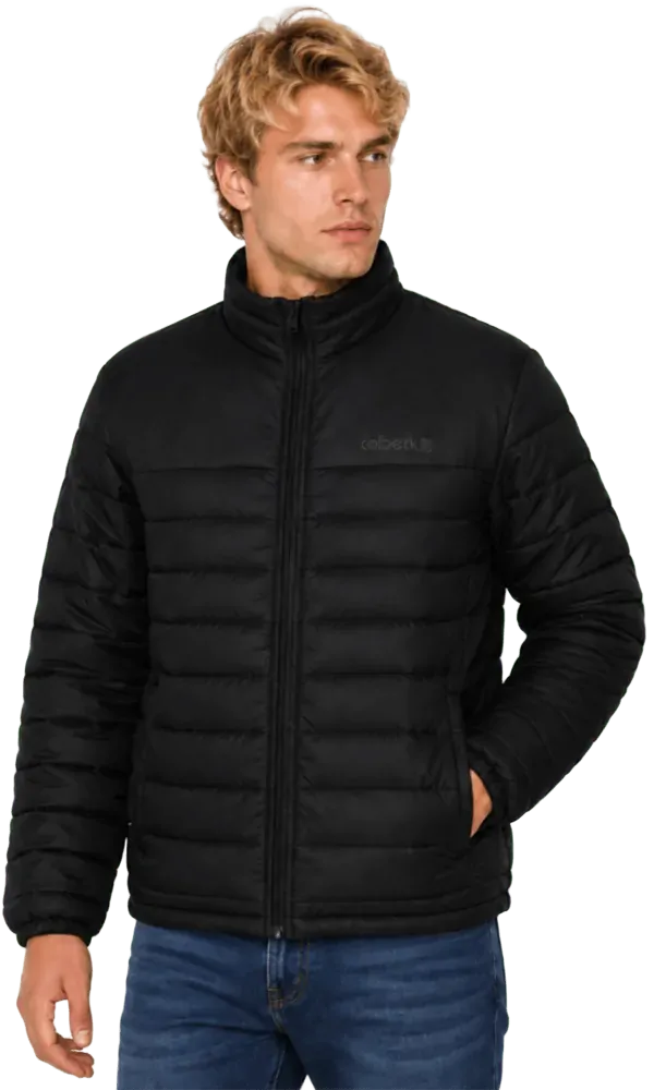 Parka masculino forrado e acolchoado