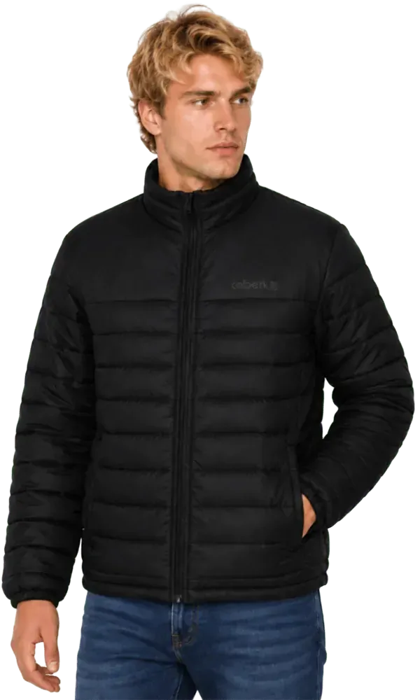 Parka masculino forrado e acolchoado