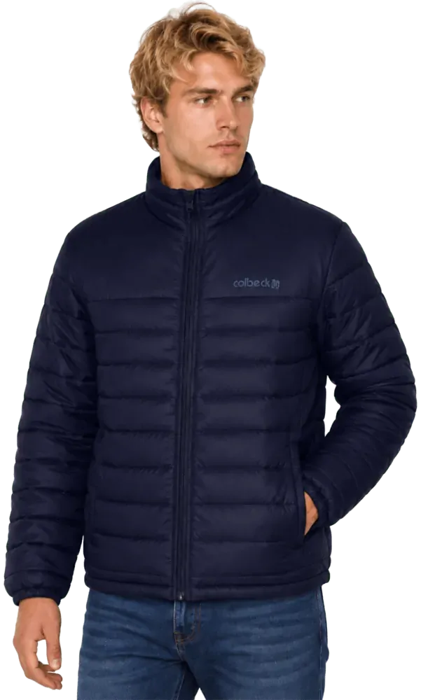 Parka masculino forrado e acolchoado