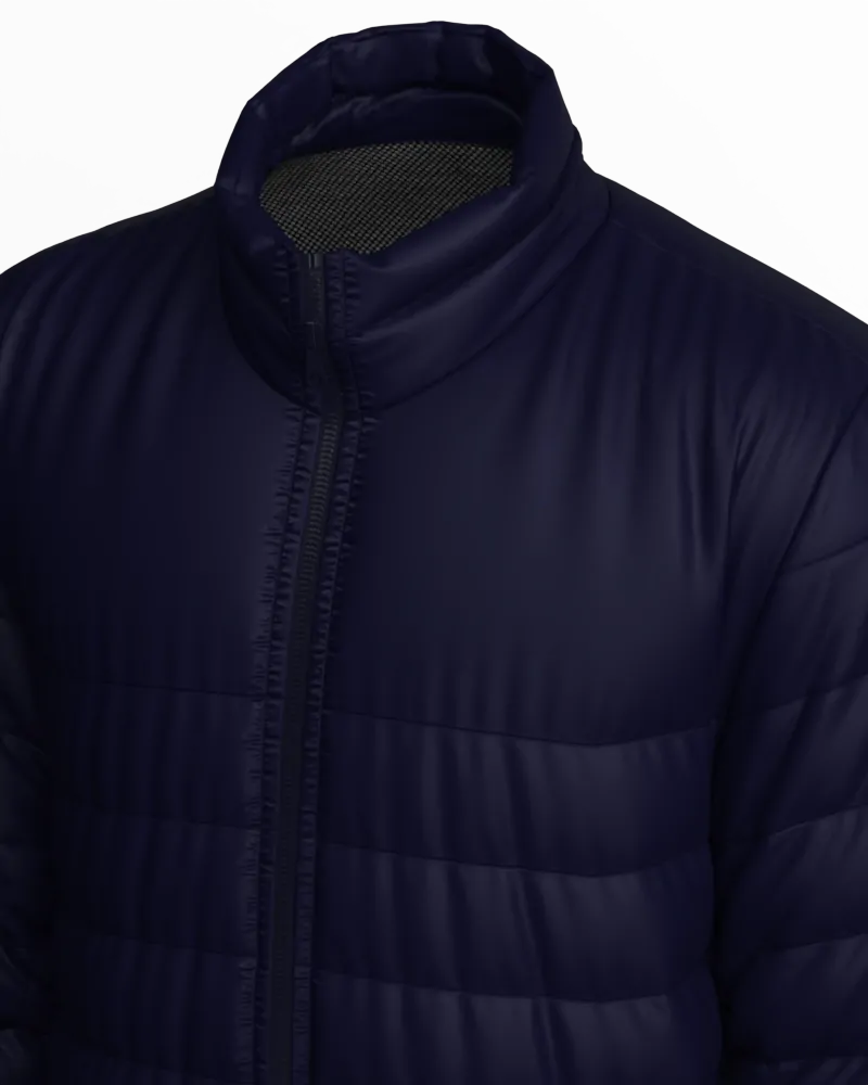 Parka masculino forrado e acolchoado