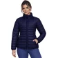 Parka feminina forrado e acolchoado