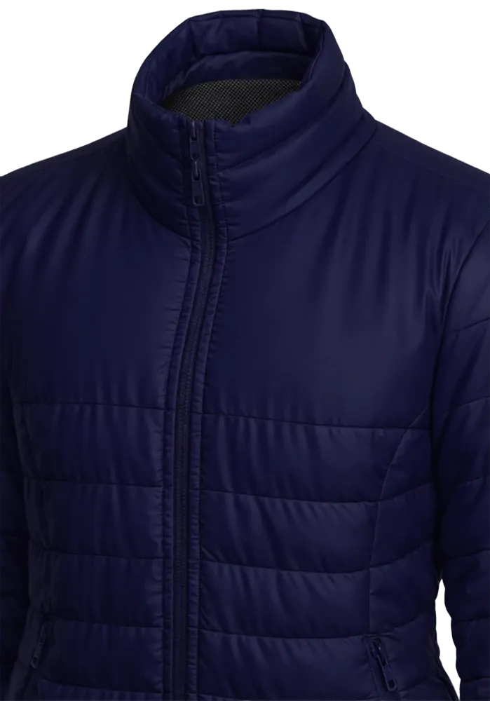 Parka feminina forrado e acolchoado