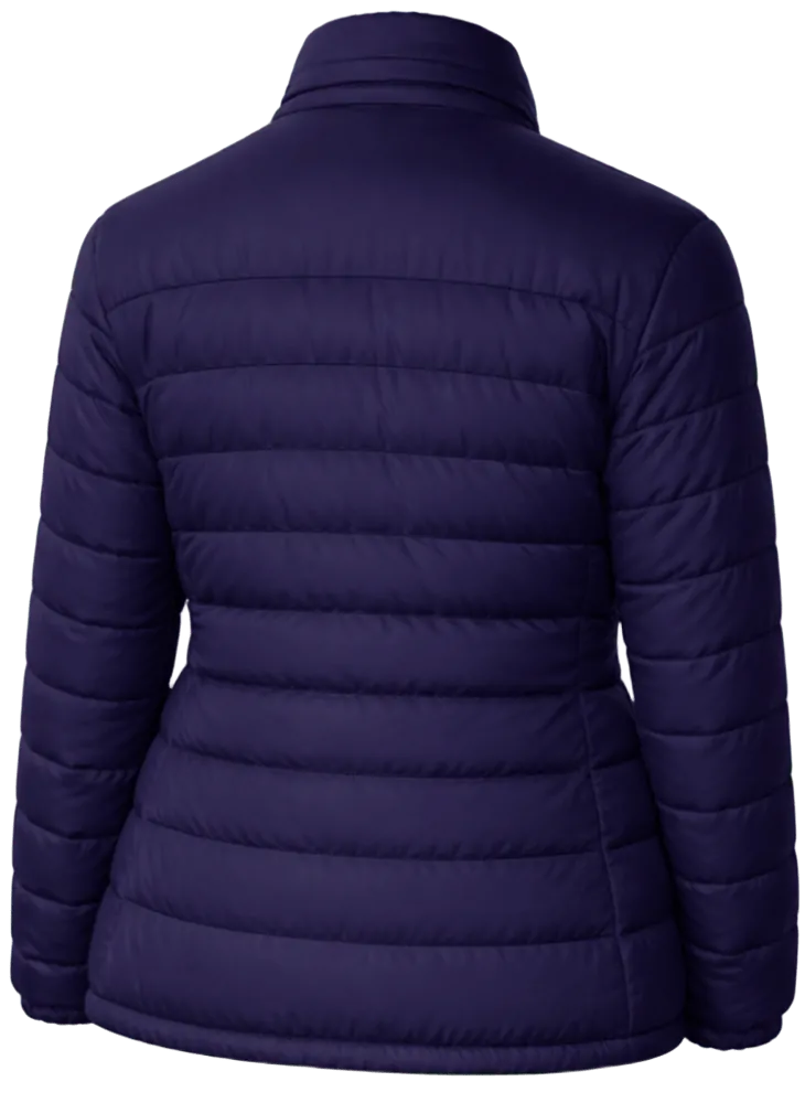 Parka feminina forrado e acolchoado