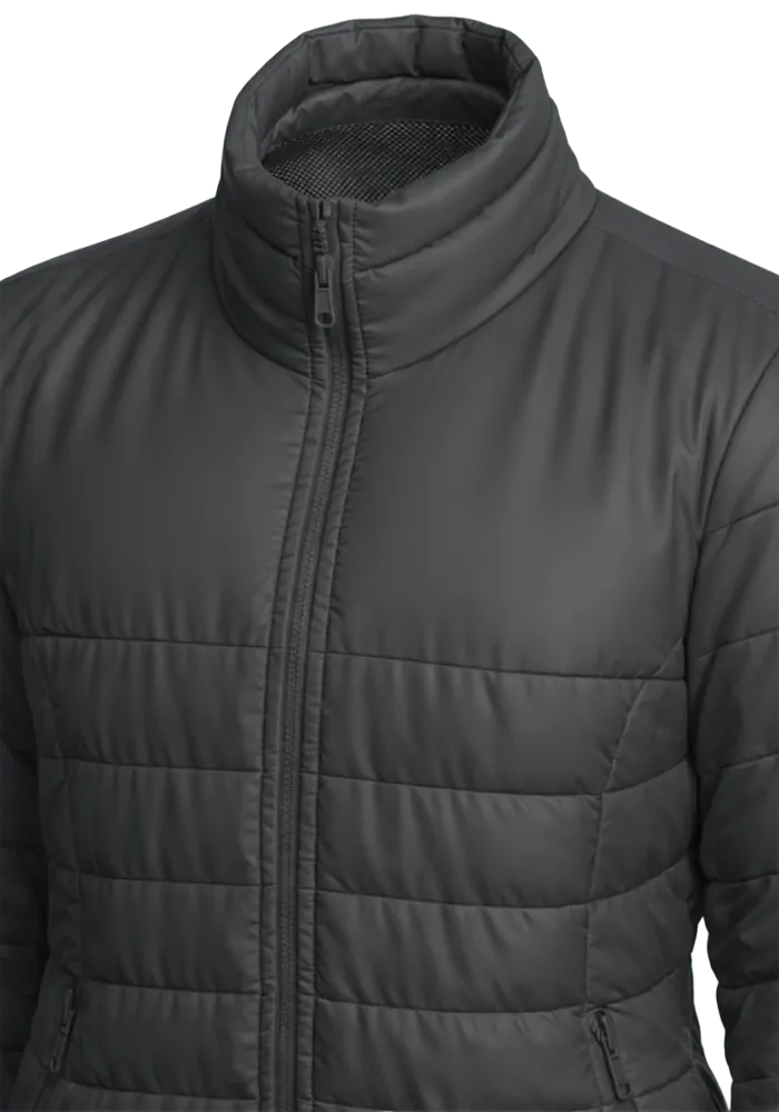 Parka feminina forrado e acolchoado