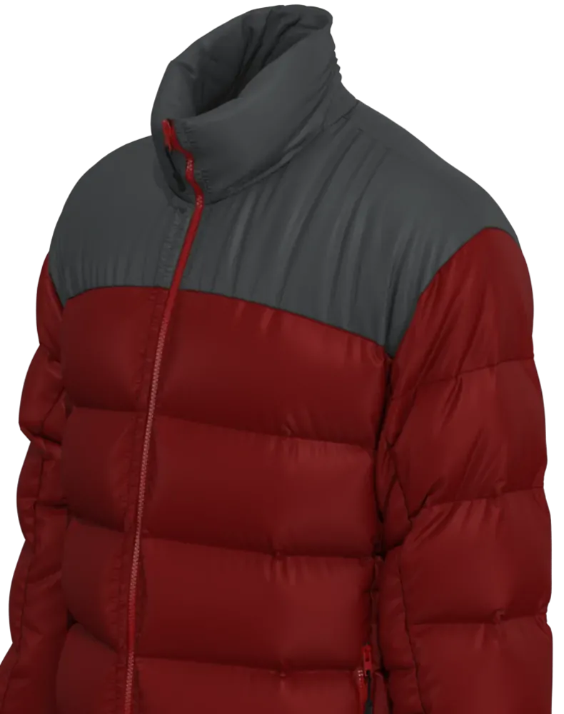 Parka masculino forrado e acolchoado