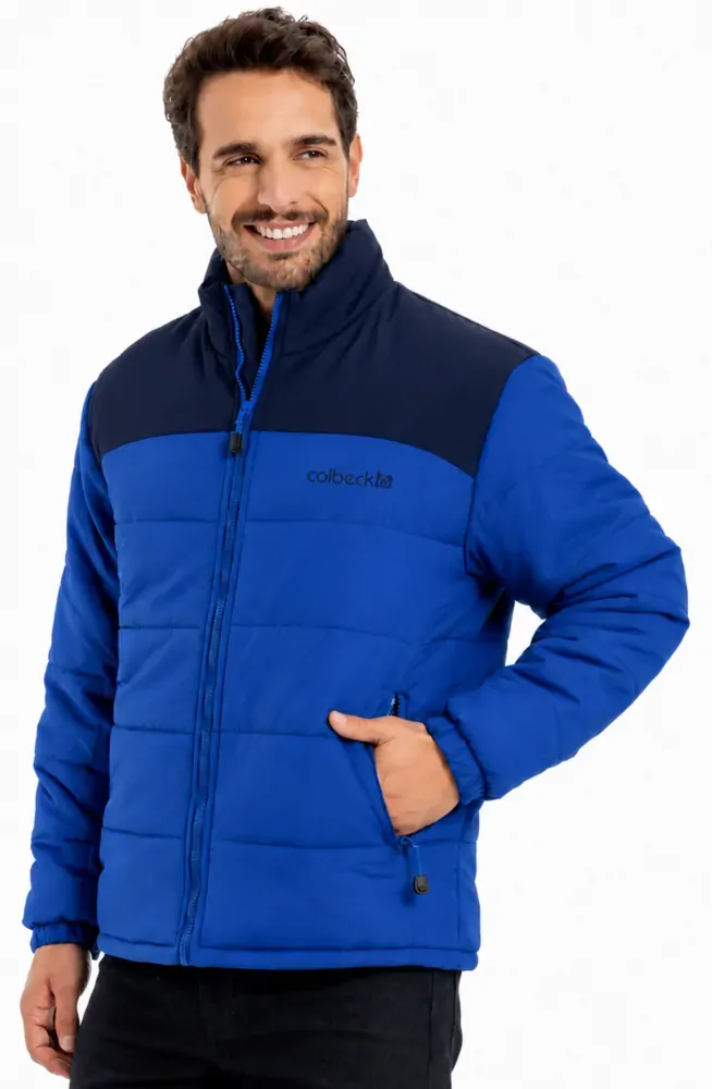 Parka masculino forrado e acolchoado