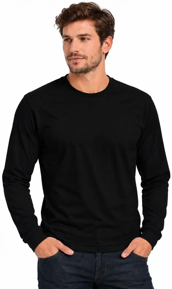 Camiseta masculina manga longa
