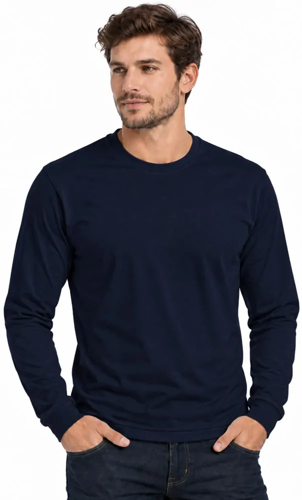 Camiseta masculina manga longa