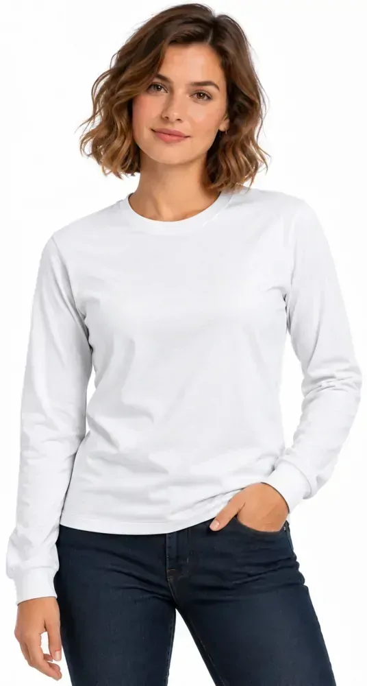 Camiseta feminina manga longa