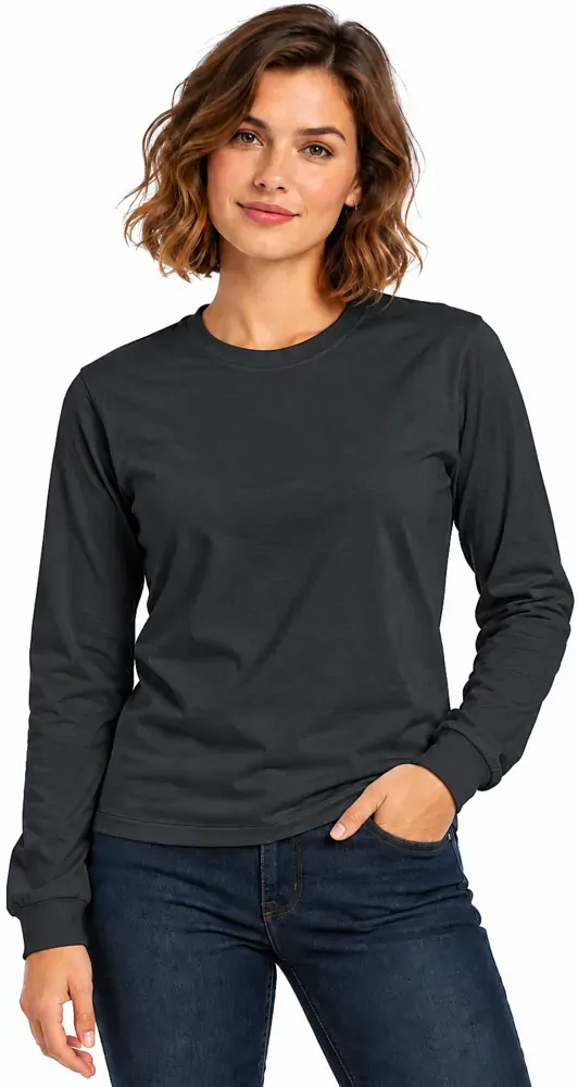 Camiseta feminina manga longa