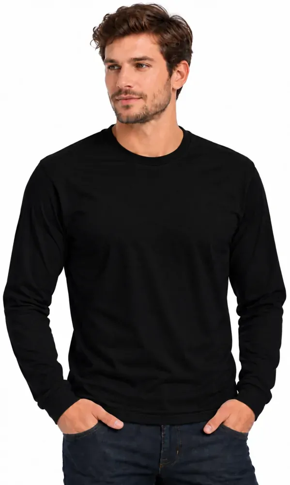 Camiseta masculina manga longa