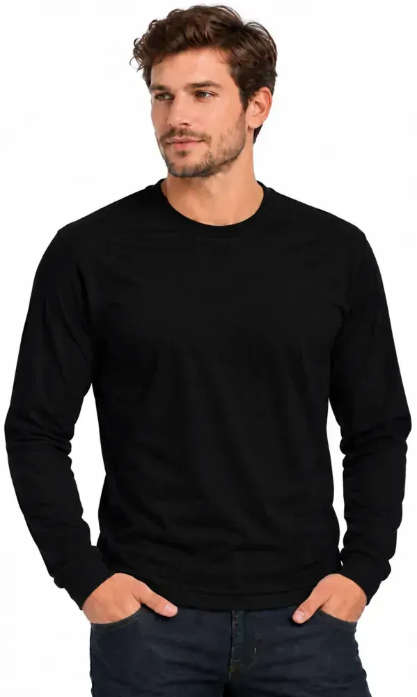 Camiseta masculina manga longa