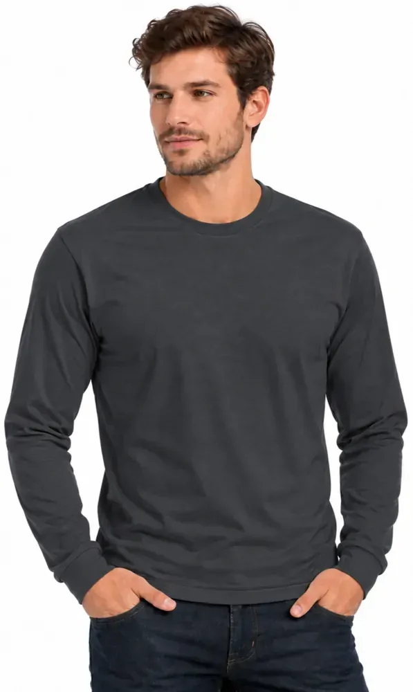 Camiseta masculina manga longa