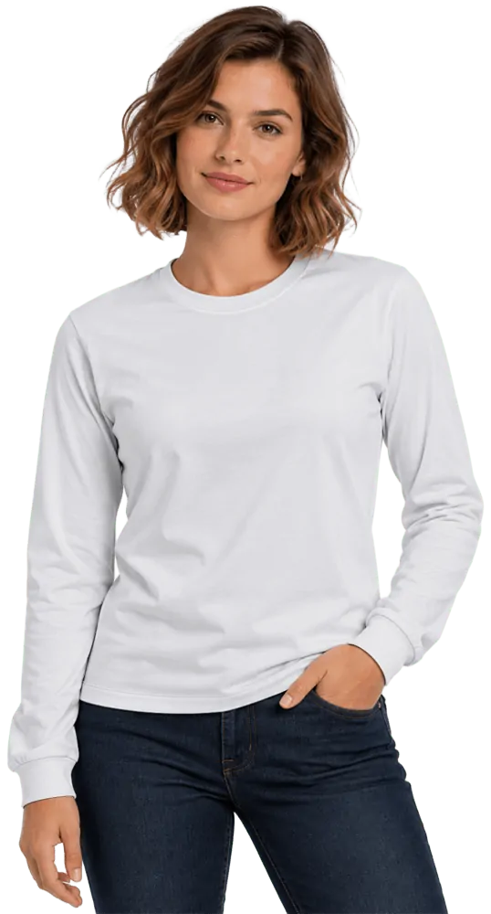 Camiseta feminina manga longa