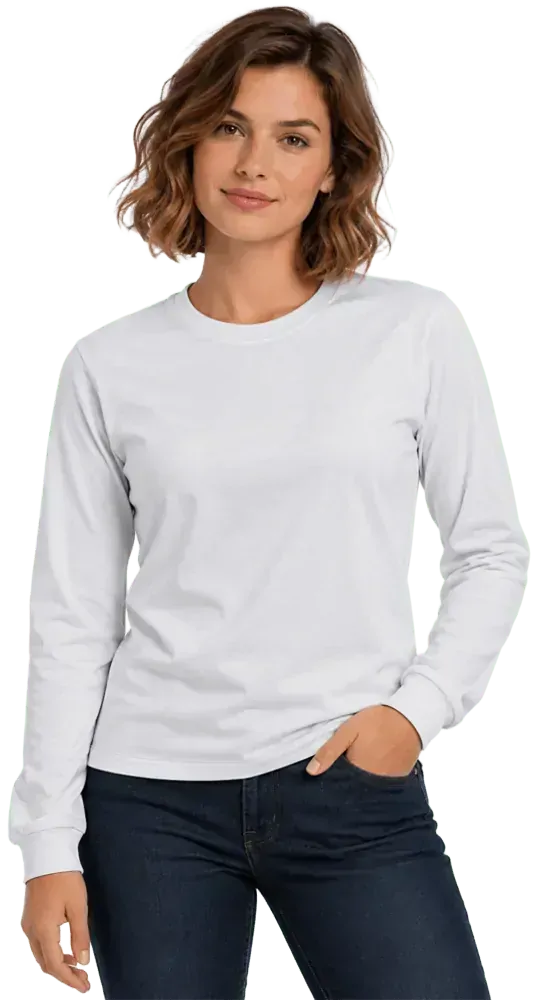 Camiseta feminina manga longa
