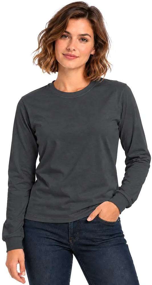 Camiseta feminina manga longa