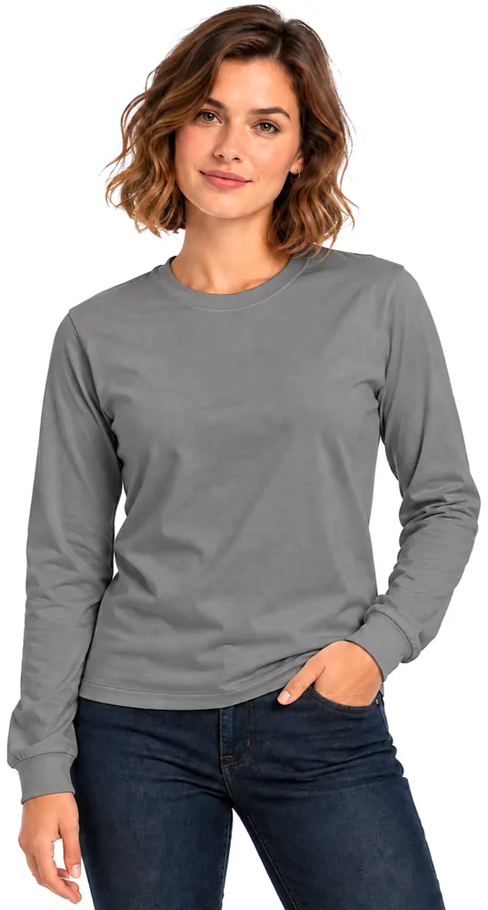 Camiseta feminina manga longa
