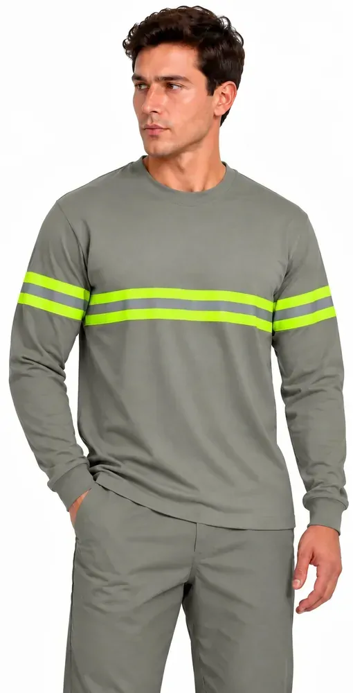 Camiseta masculina manga longa