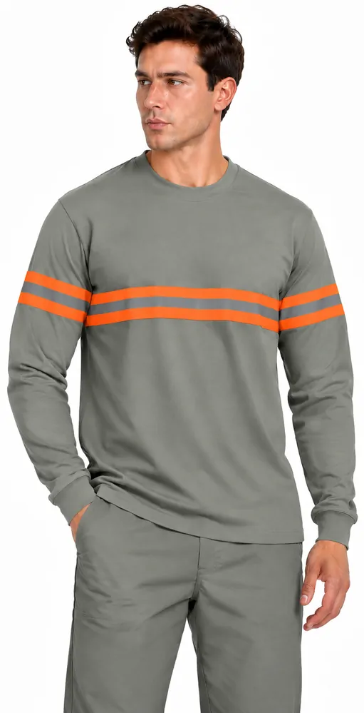 Camiseta masculina manga longa