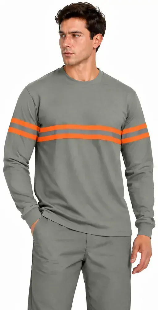 Camiseta masculina manga longa