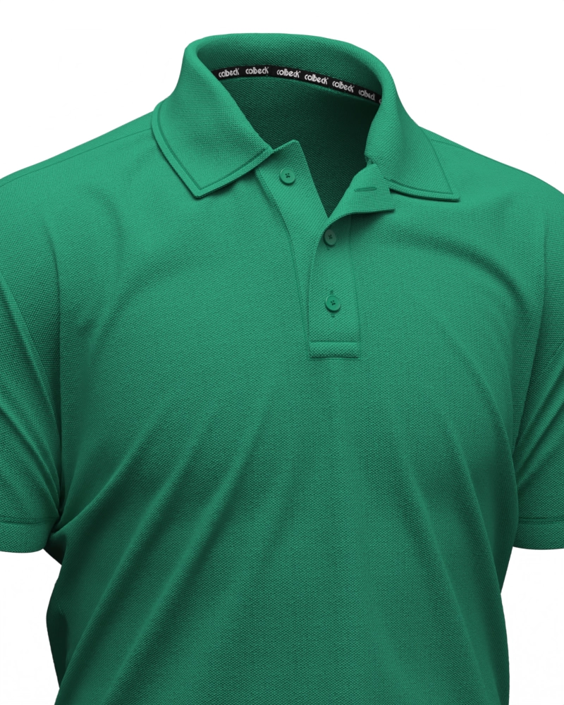 Polo masculina manga curta
