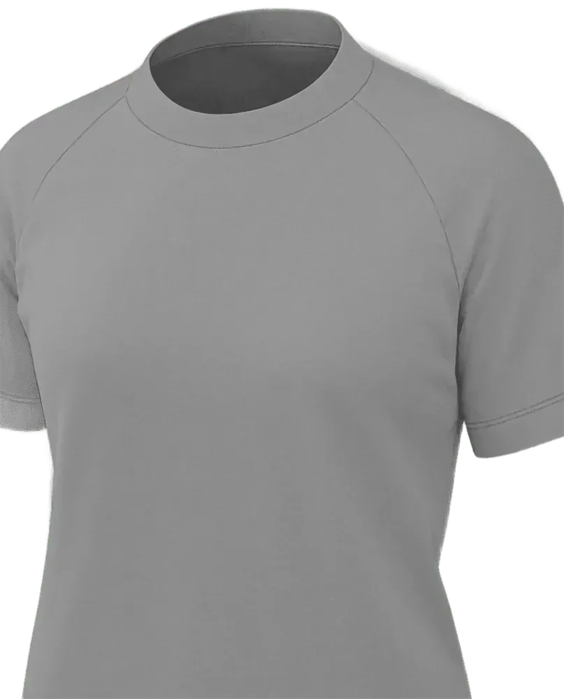 Camiseta feminina manga curta raglan