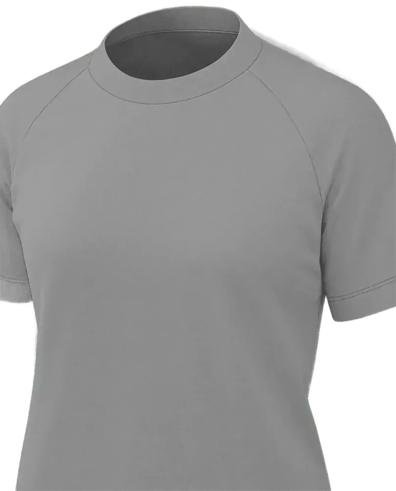 Camiseta feminina manga curta raglan