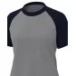 Camiseta feminina manga curta raglan