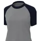Camiseta feminina manga curta raglan