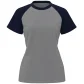 Camiseta feminina manga curta raglan