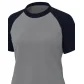 Camiseta feminina manga curta raglan