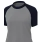 Camiseta feminina manga curta raglan
