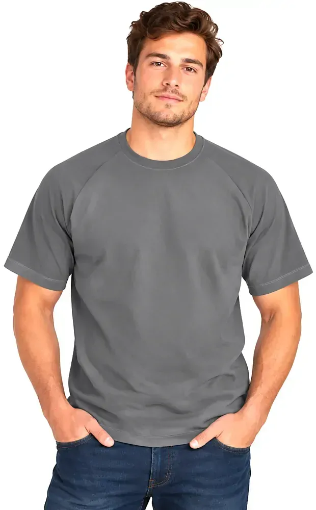 Camiseta masculina manga curta raglan