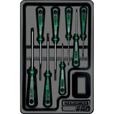 Jogo de Chaves TRAFIX com cabo 8 peças