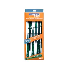 Jogo eletricista easy grip 1000V  6 Pçs 3x75- 6x150 mm TRAMONTINA-PRO
