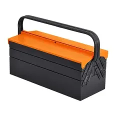 Caixa para Ferramentas Sanfonada 50 cm 5 Gavetas Laranja 15558 PRESTO